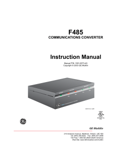 F485 Communications Converter