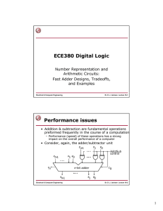 ECE380 Digital Logic Performance issues
