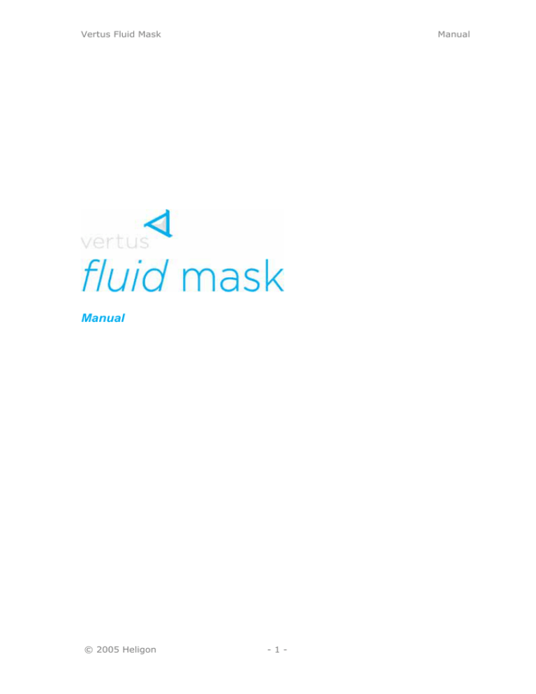 vertustech fluid mask 3.2.4