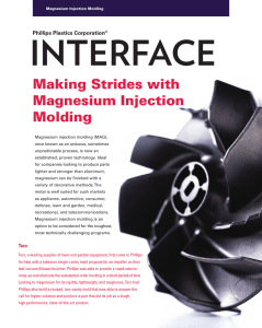 Making Strides with Magnesium Injection Molding - Phillips