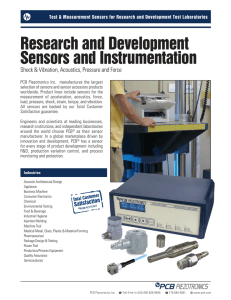 Research and Development Sensors and