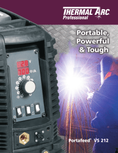 Portafeed® VS 212 - Victor Technologies