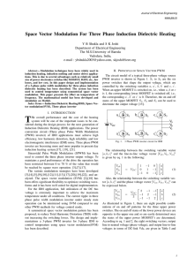 Space Vector Modulation For Three Phase