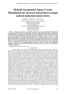 Hybrid Asymmetric Space Vector Modulation