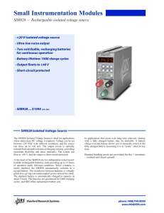 Datasheet - Stanford Research Systems