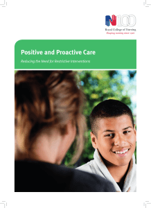 Positive and Proactive Care