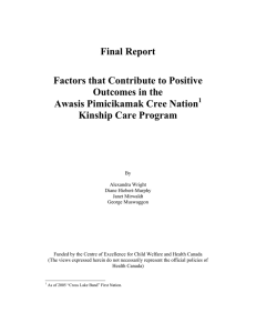 Final Report Factors that Contribute to Positive Outcomes in the