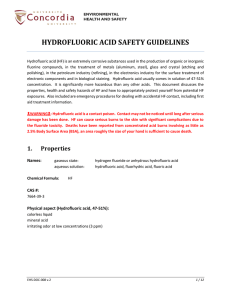 hydrofluoric acid safety guidelines