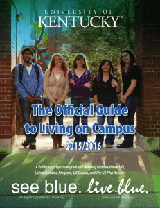The Official Guide to Living on Campus