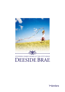 Deeside Brae family homes in Aberdeen brochure