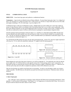 Logic gates, truth tables, and logic synthesis