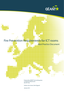 Fire Prevention Requirements for ICT rooms
