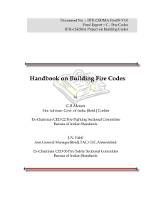 Handbook on Building Fire Codes