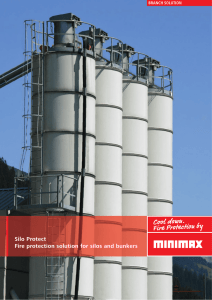 Silo Protect Fire protection solution for silos and bunkers