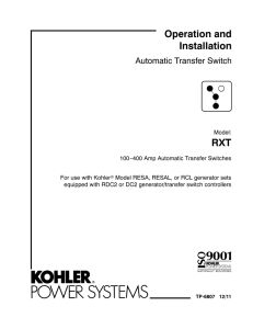 14RESAL Transfer Switch Operation and