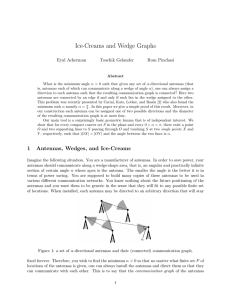 Ice-Creams and Wedge Graphs