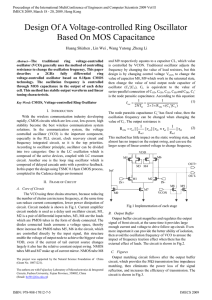 Design Of A Voltage-controlled Ring Oscillator Based On