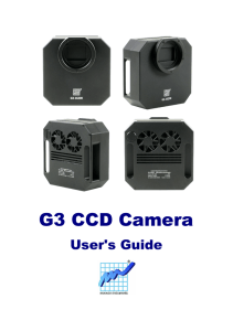 G3 CCD Camera Operating Manual