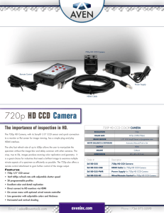 720p HD CCD Camera