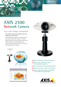 AXIS 2100 Network Camera