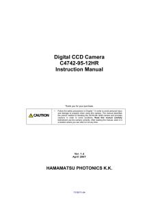 Digital CCD Camera C4742-95