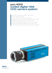 pco.4000 cooled digital 14bit CCD camera system