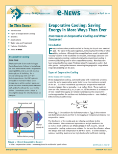 Evaporative Cooling: Saving Energy in More Ways Than Ever