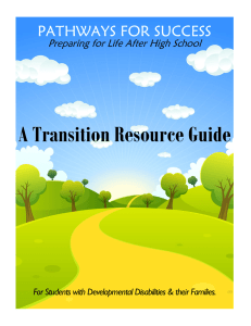Pathways For Success - A Transition Resource Guide