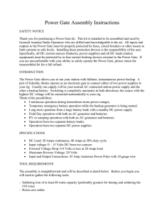 Power Gate Assembly Instructions