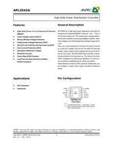 APL3542A - Anpec Electronics