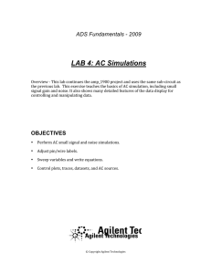 LAB 4: AC Simulations