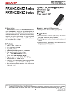 PR21HD22NSZ Series PR31HD22NSZ Series