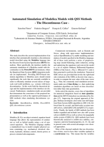 Automated Simulation of Modelica Models with