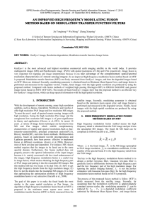 AN IMPROVED HIGH FREQUENCY MODULATING