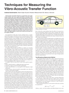 Techniques for Measuring the Vibro