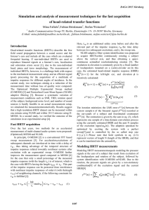 Simulation and Analysis of Measurement Techniques