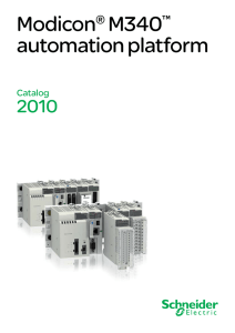 Modicon® M340™ automation platform
