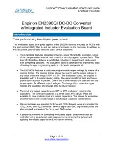 Enpirion EN2390QI DC-DC Converter w/Integrated Inductor