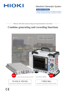 Waveform Generator System U8793,MR8847A