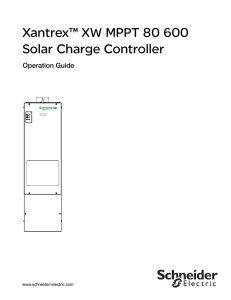 Xantrex™ XW MPPT 80 600 Solar Charge Controller