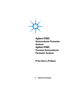 Agilent 4155C Agilent 4156C