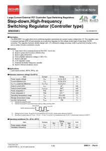 Step-down,High-frequency Switching Regulator (Controller type)
