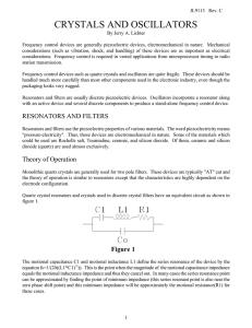 crystals and oscillators