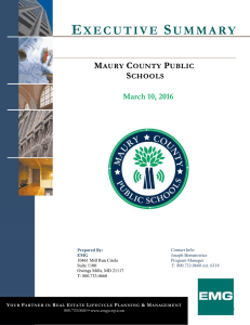Executive Summary - Maury County Public Schools