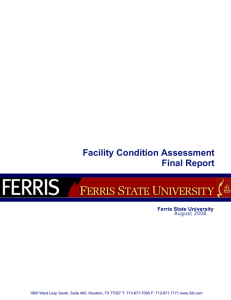 Facility Condition Assessment Final Report