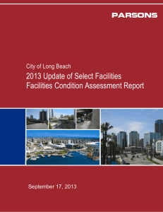 2013 Update of Select Facilities Facilities Condition Assessment