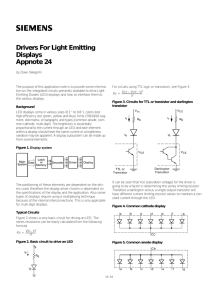 Drivers For Light Emitting Displays Appnote 24