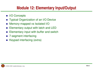 I/O