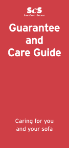 Guarantee and Care Guide