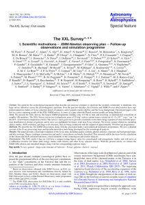 The XXL Survey - I. Scientific motivations − XMM